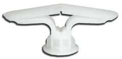 Nylon Toggle Hollow Wall Anchors, #8 x 1.5", 100 pack