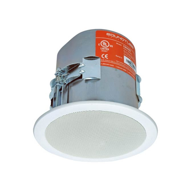 4" 2-way In Ceiling Speaker in White with BroadBeam Tweeter