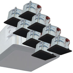 3" In-Wall Speaker Master Pack (8 Units) in Black