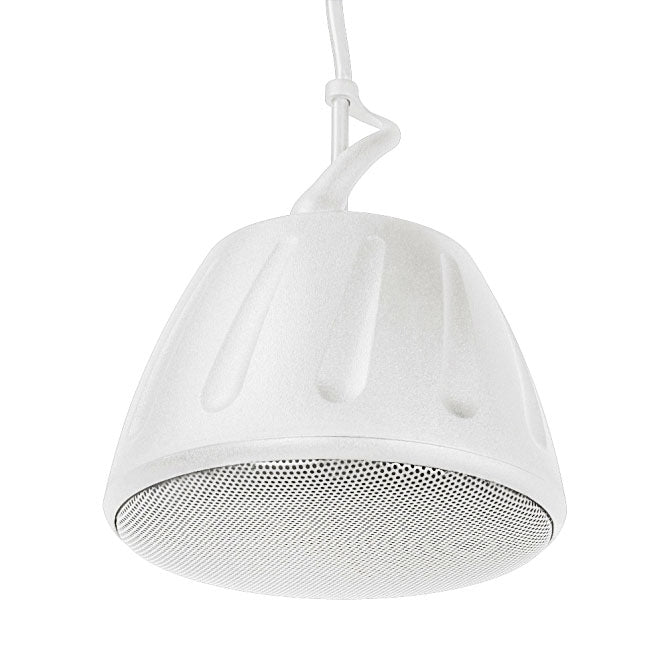 3" Hanging Speaker in White with Transformer