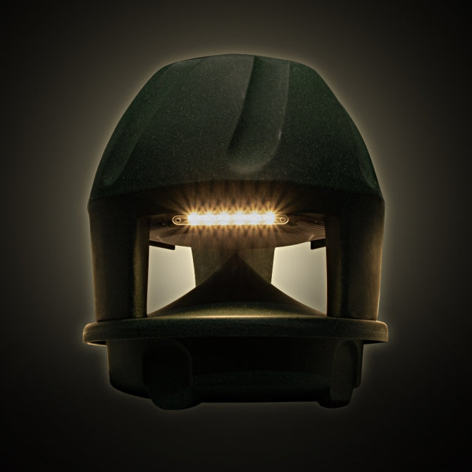 8" 2-way Ourdoor XT850 Speaker in Green with integrated 12v LEDs