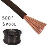 12 Gauge Stranded Black Primary Wire: 500' Spool - We-Supply
