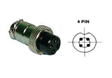 4-Pin Female Mobile Inline Connector