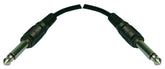 Cable: 1/4" Mono Male to 1/4" Mono Male, 6 ft