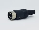 5-Pin Male DIN Inline Connector, 240 Degree