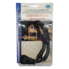 IEC Equipment Power Cord, C13 to NEMA 5-15R, 3 FT