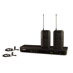 Shure UHF Wireless System: BLX188/CVL, 2 x Lavalier Microphones