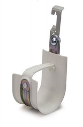 J Hook, 2" Poly, Batwing Clip Type