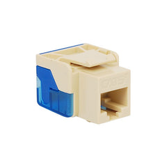 Modular Cat5e EZ RJ45 Keystone Jack, Almond