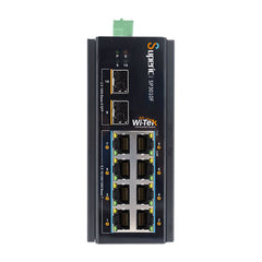 Superic Industrial PoE Switch, 8 Port + 2 SFP