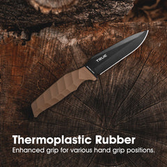 Drop Point Fixed Blade Knife, 4" Blade