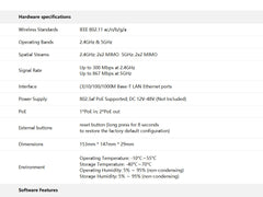 Indoor Wireless AP Mesh, 3 Ports