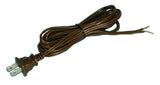 AC Brown Cord #18AWG 2 Conductor, 6 ft