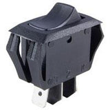 Black Actuator Rocker Switch, On/Off/On SPDT, 16A