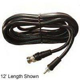 Black RG59 3' Adaptor Cable BNC To RCA