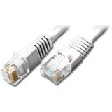 Ethernet Cat5e Patch Cord, White, 10ft