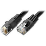 Ethernet Cat5e Patch Cord, Black, 50ft