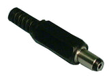 DC Plug (9.3mm Long), 2.1MM x 5.5MM, Inline, Plastic Housing