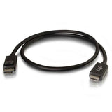 Displayport Male to HDMI Male Cable, Black, 6 foot - We-Supply