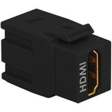 HDMI Modular Keystone Coupler, Black