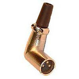 Inline Right Angle 3 Conductor XLR Plug - We-Supply