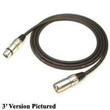 Instrument Cable: XLR Male to XLR Female, 100 ft