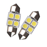 LED Replacement Lightbulb, 31mm Festoon, 4 LED, 2 pack