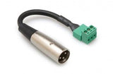 Low Voltage Adaptor, XLR 3 Pin Male to PHX3 Male - We-Supply