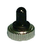 Miniature Toggle Switch Boot, Black Rubber