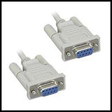 Null Modem Cable, 9 Pin Female to Female, 25 ft - We-Supply