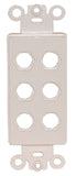 Quick Fit Wall Plate: (6) 3/8