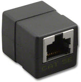 RJ45 Shielded Coupler, Wired Straight Through, Cat5