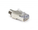 Shielded EZ-RJ45 for Cat5e and Cat6 with Exernal Ground, 10 pack