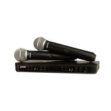 Shure UHF Wireless System: BLX288/PG58, 2 x PG58 Handheld Microphones