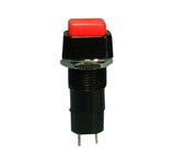 Square Pushbutton Switch SPST 3A-125V Solder Lug - We-Supply