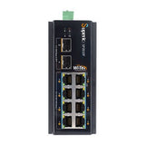 Superic Industrial PoE Switch, 8 Port + 2 SFP - We-Supply