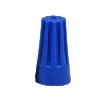 Wire Nut, Blue, 22-14 AWG, Twist-on, Spring, 100 pack