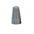 Wire Nut, Gray, 22-14 AWG, Twist-on, Spring, 100 pack