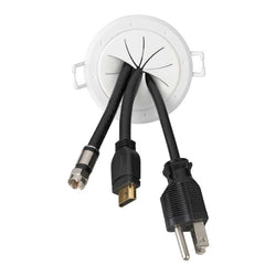 Spring Lock Cable Pass Through Wall Covering