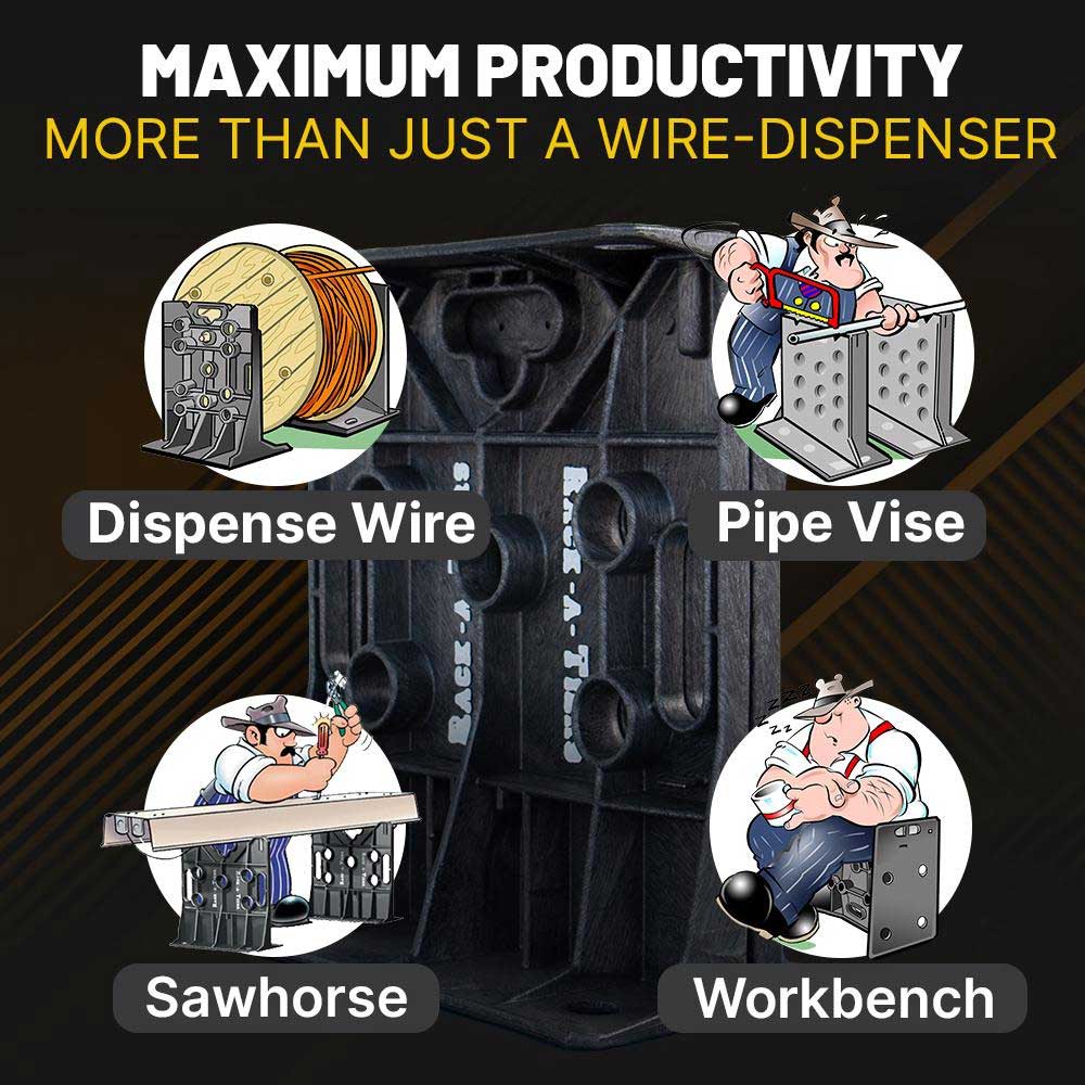 Rack-A-Tiers Wire Dispenser