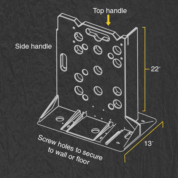 Rack-A-Tiers Wire Dispenser