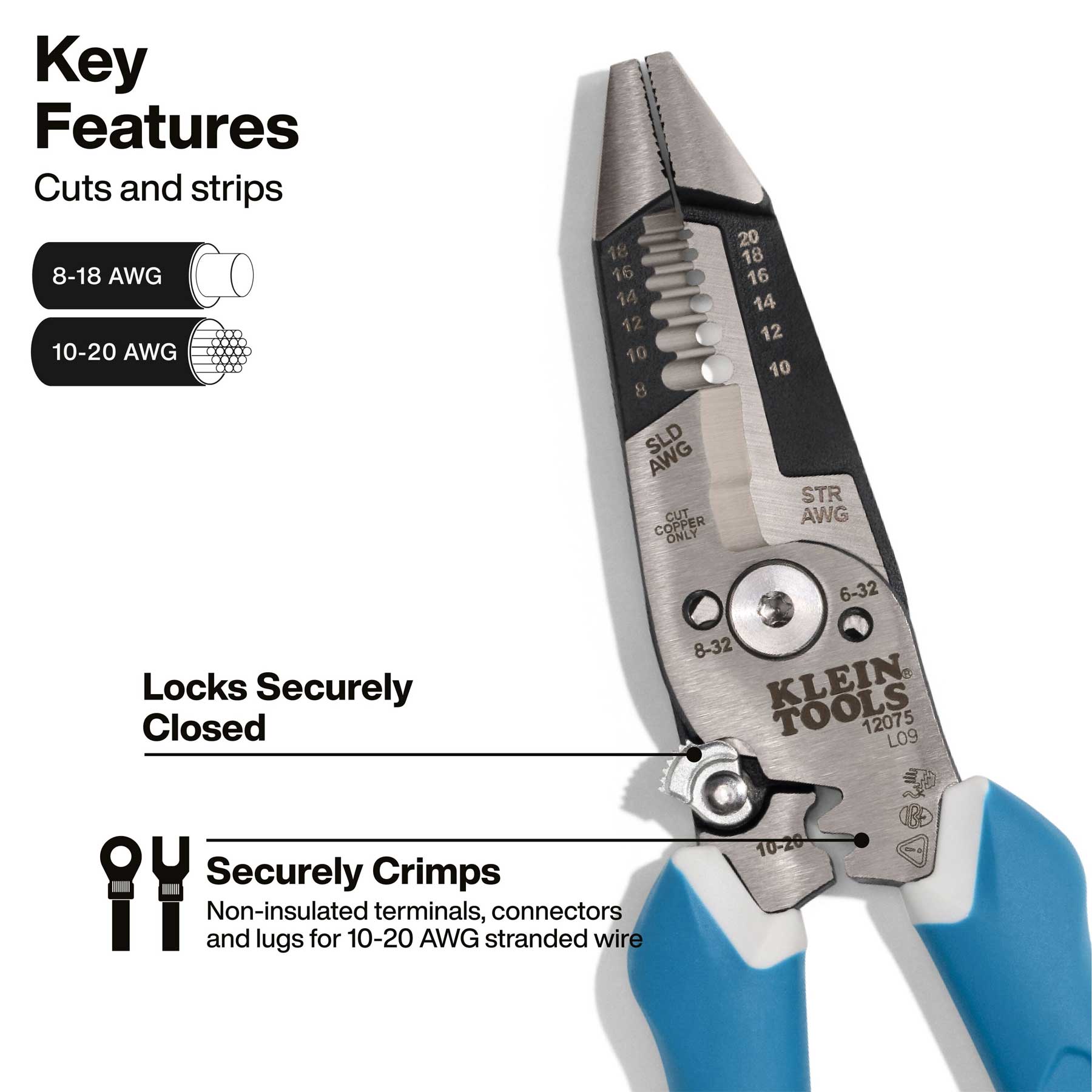 Slim-Forged Wire Stripper & Cutters