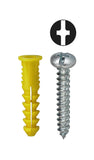 #10 Anchor Kit Phillips/Slotted with #122 Anchor, 100 pack