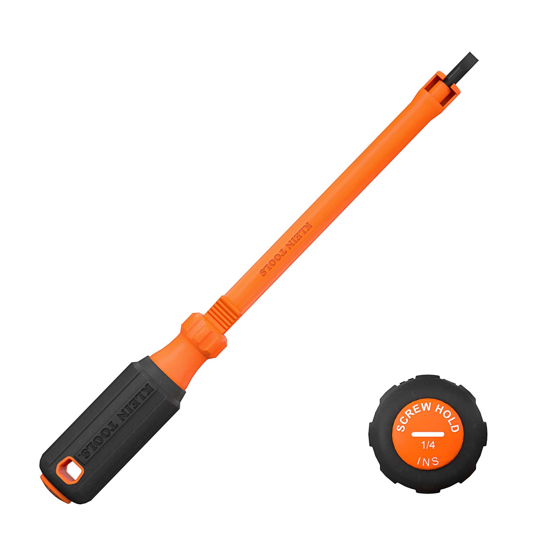 1/4" Slotted Insulated Hooded Screw Holding Screwdriver
