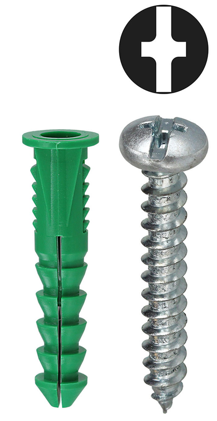 #12 Anchor Kit Phillips/Slotted with #122 Anchor, 10 pack