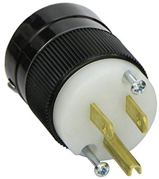 NEMA 5-15P AC Straight Blade Male Plug, 125V 15A
