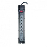 7 Outlet Surge Protected Metal Case Power Strip - We - Supply