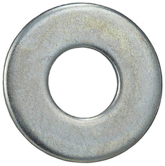 Flat Steel Washer, 1/4", 100 pack