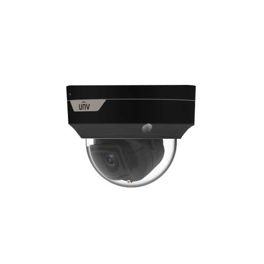 Vandal Dome IP Camera (Black), 8MP, Wise-ISP, SKU: IPC3528SR-ADF28KM-WP-BK