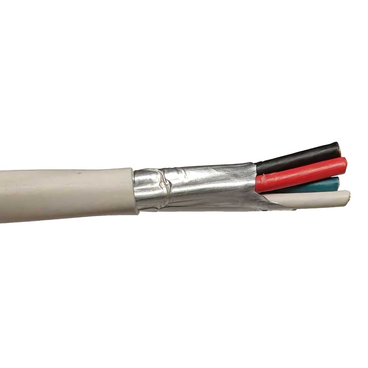 16/4 Shielded CMP Plenum Cable, Gray